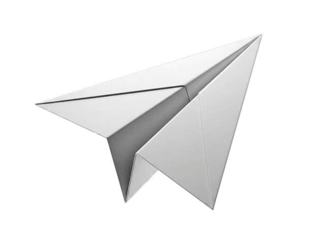 avión de papel